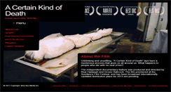 Desktop Screenshot of acertainkindofdeath.com